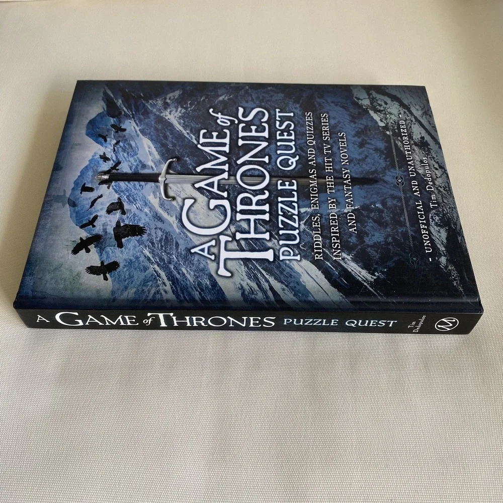 A Game of Thrones Puzzle Quest VG Book Tim Dedopulos Brain Teasers‎